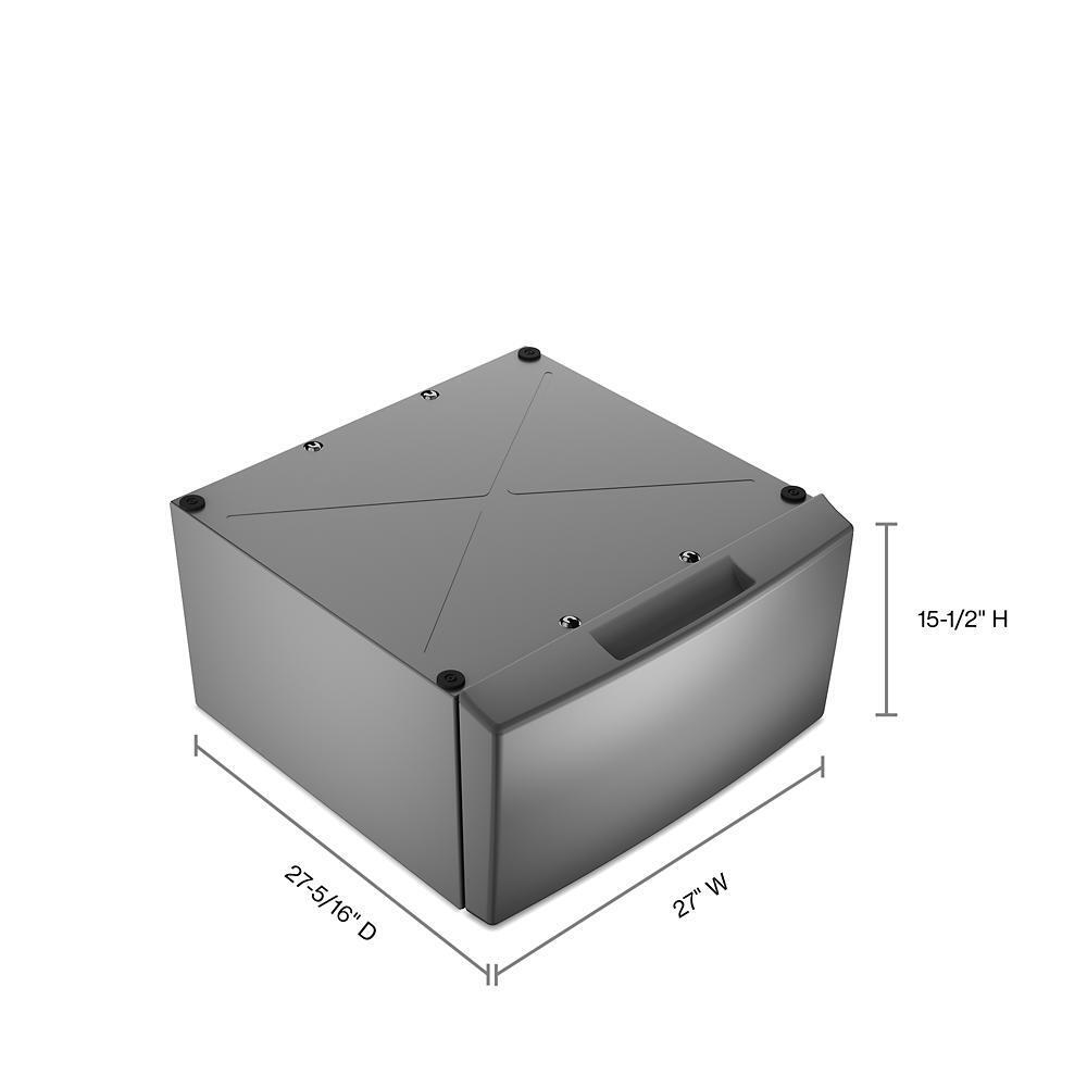 Whirlpool WFP2715RR 15.5" Pedestal for Front Load Washer and Dryer with Storage