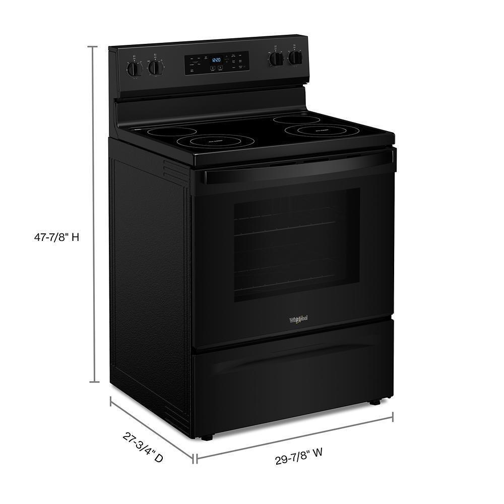 Whirlpool WFES3530RB 30-inch Electric Range with Self Clean