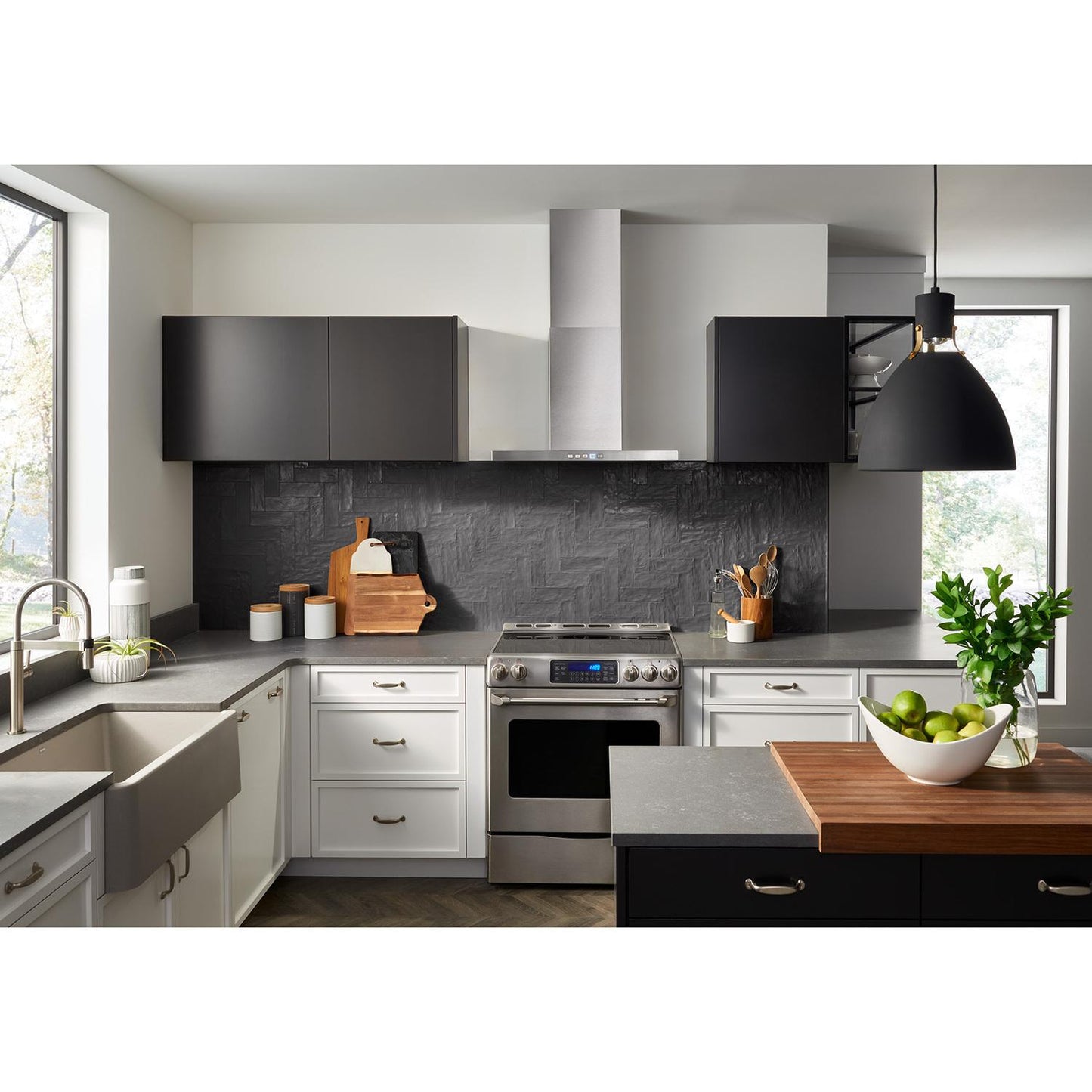 BWT1304SS Broan® 30-Inch Convertible Wall-Mount T-Style Chimney Range Hood, 450 Max CFM, Stainless Steel