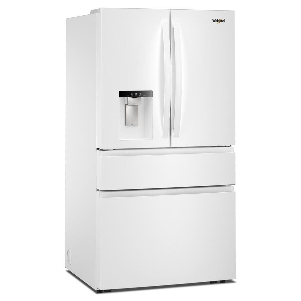 WRMF3636SW Whirlpool® 29 Cu. Ft. Family-Sized Capacity French door refrigerator with Flexible Temperature Drawer