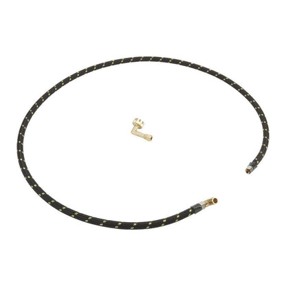 Kitchenaid W10278635RP Dishwasher Water Line Installation Kit with 6' hose, 3/8" x 3/8" NPT male compression elbow, 3/4" x 3/8" brass gooseneck