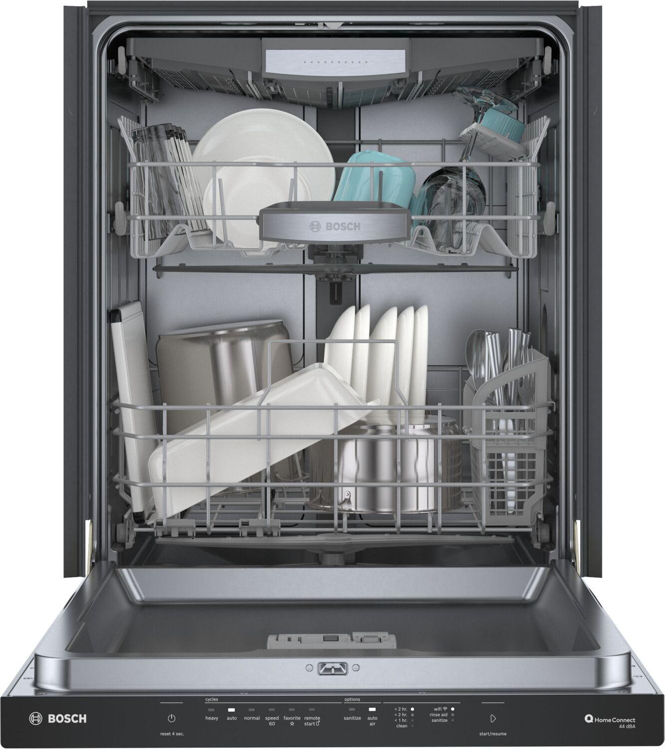 Bosch SHP65CM6N 500 Series, built-under dishwasher, 24'', Black