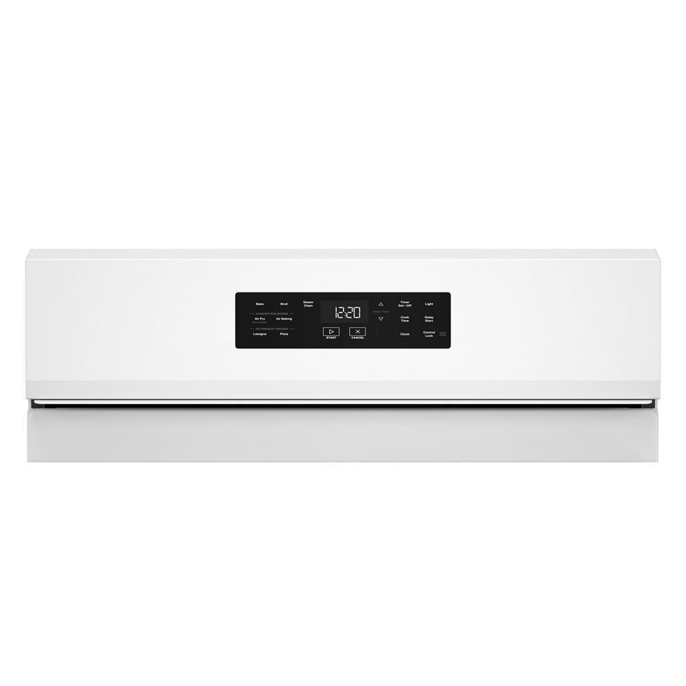 Whirlpool WFGS4530SW 30-inch Gas Range with Air Cooking Technology and Steam Clean