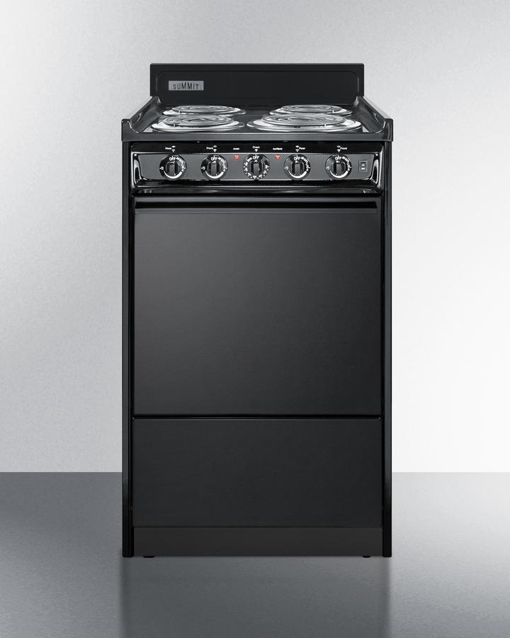 Summit TEM110C 20" Wide Electric Coil Range