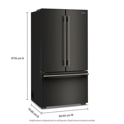 Kitchenaid KRFC336SBE Counter-Depth French Door Refrigerator with Internal Water Dispenser