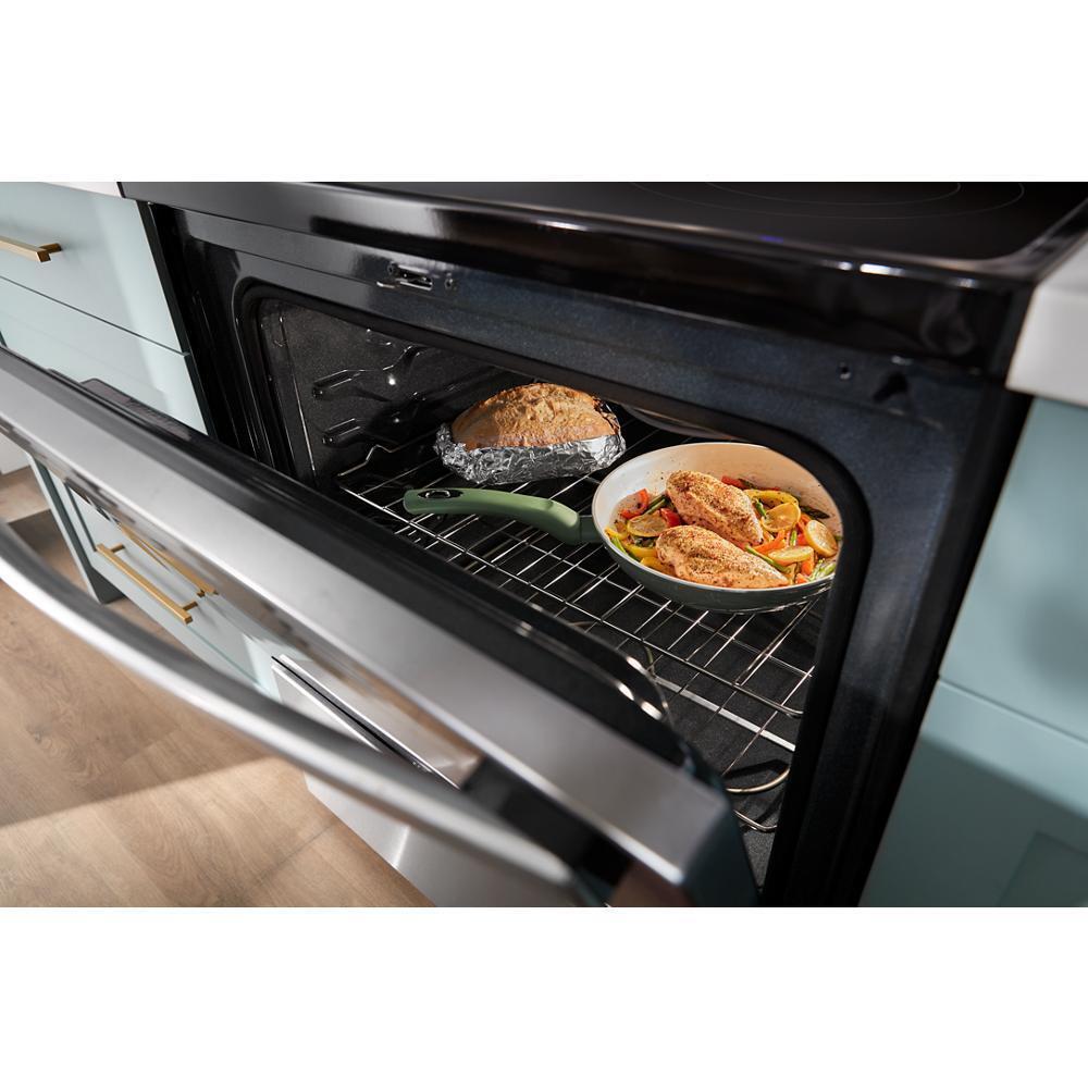 Whirlpool WFES3030RB 30-inch Electric Range with No Preheat Mode