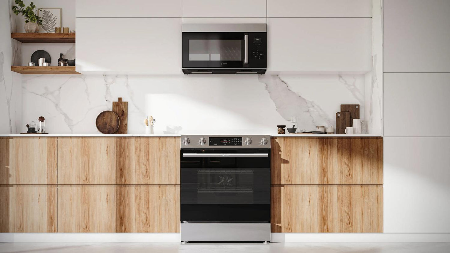 Bosch HEF1050MU 100 Series, Freestanding electric cooker, 30'', Stainless steel