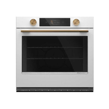 Kitchenaid KOES730SPL 30-inch Smart Electric Single Wall Oven with Assisted Cooking Modes - Porcelain White
