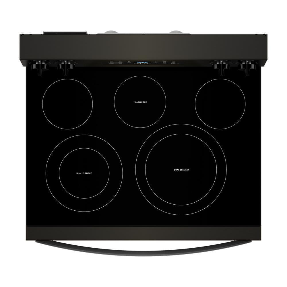 Whirlpool WFES5030RV 30-inch Energy Star Electric Range with Air Cooking Technology, No Preheat Air Fry and Air Baking and Self Clean