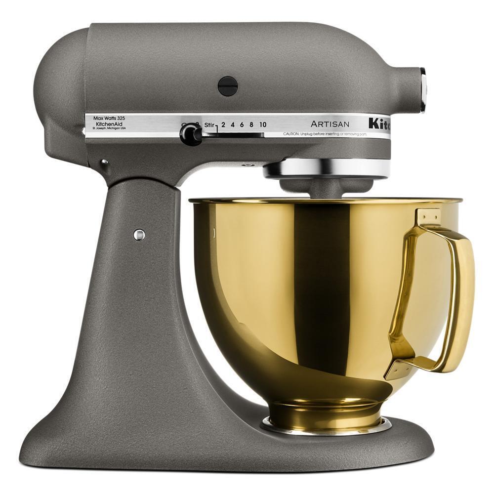 Kitchenaid KSM5SSBRG 5 Quart Tilt-Head Metallic Finish Stainless Steel Bowl