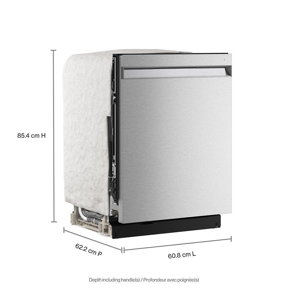 Kitchenaid KDPS724SPS 360(degree) Max Jets™ Third Rack Dishwasher with Advanced ProDry™ System and Ultra-bright LED Lighting, 44 dBA