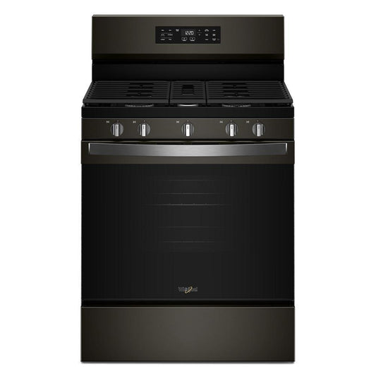 Whirlpool WFGS4530SV 30-inch Gas Range with Air Cooking Technology and Steam Clean