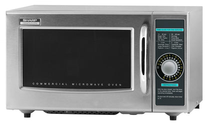 Sharp R21LCFS Medium-Duty Commercial Microwave Oven With 1000 Watts