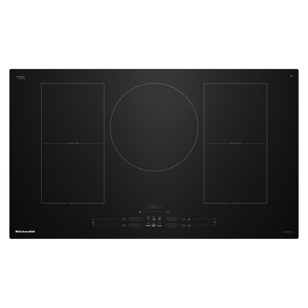 Kitchenaid KCIT736SBL 36" Temp Cook™ Induction Cooktop with 5 Cooking Zones