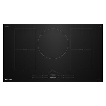 Kitchenaid KCIT736SBL 36" Temp Cook™ Induction Cooktop with 5 Cooking Zones
