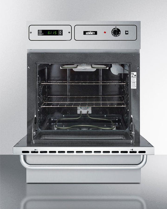 Summit TEM755BKW 24" Wide Electric Wall Oven, 115v