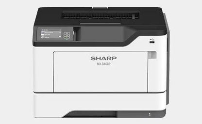 Sharp MXB468P MX-B468P Monochrome Printer Prints up to 46 pages per minute Maximum paper capacity of 2,000 sheets Exceptional Image Quality with 1,200 x 1,200 dpi print resolution