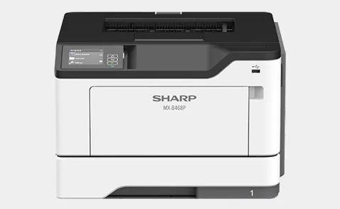 Sharp MXB468P MX-B468P Monochrome Printer Prints up to 46 pages per minute Maximum paper capacity of 2,000 sheets Exceptional Image Quality with 1,200 x 1,200 dpi print resolution