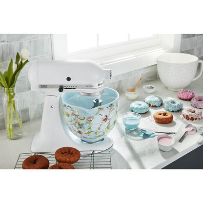 Kitchenaid KSM2CB5PWG 5 Quart White Gardenia Ceramic Bowl