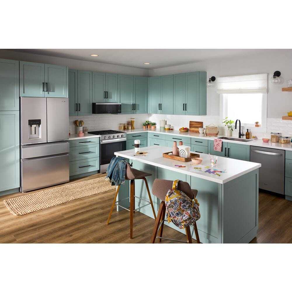 Whirlpool WRMC5036RZ 36-inch Wide True Counter Depth 4-Door French Door Refrigerator - 22 cu. ft.