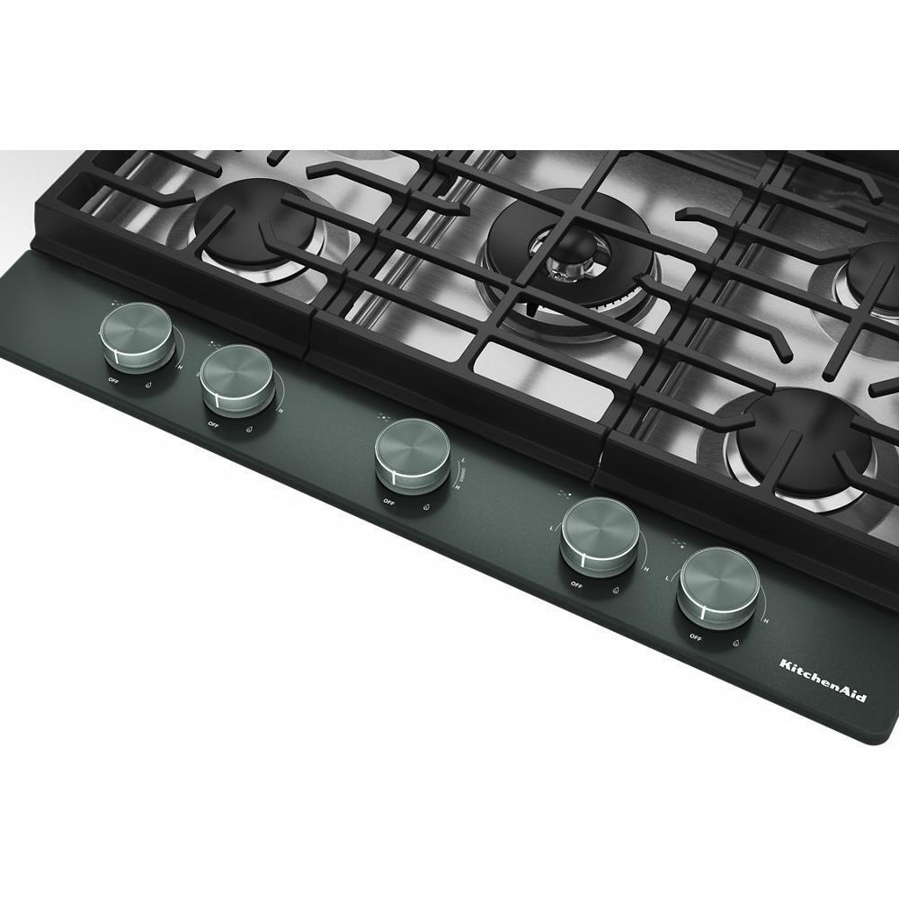 KCGK530SJP KitchenAid® 30 in. Gas Cooktop with 5 Burners and Integrated Wok Grate