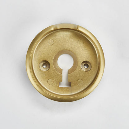 Kitchenaid W11316873 JennAir 3-IN D Single Bezel for Rise-Style Commercial Range and Rangetop Burner Griddle Knobs - Brass