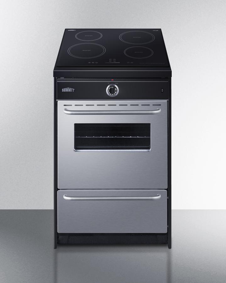 Summit TEM665BW 24" Wide Induction Range