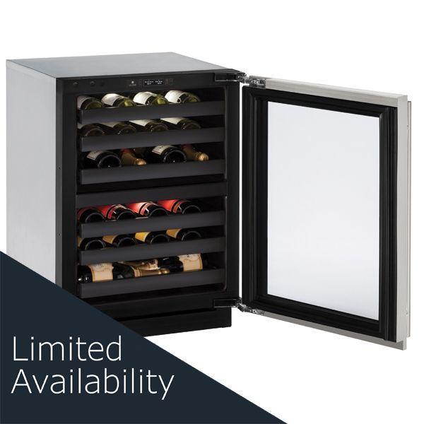 U-Line 3024zwc 24" Dual-zone Wine Refrigerator With Stainless Frame Finish and Field Reversible Door Swing (115 V/60 Hz Volts /60 Hz Hz)