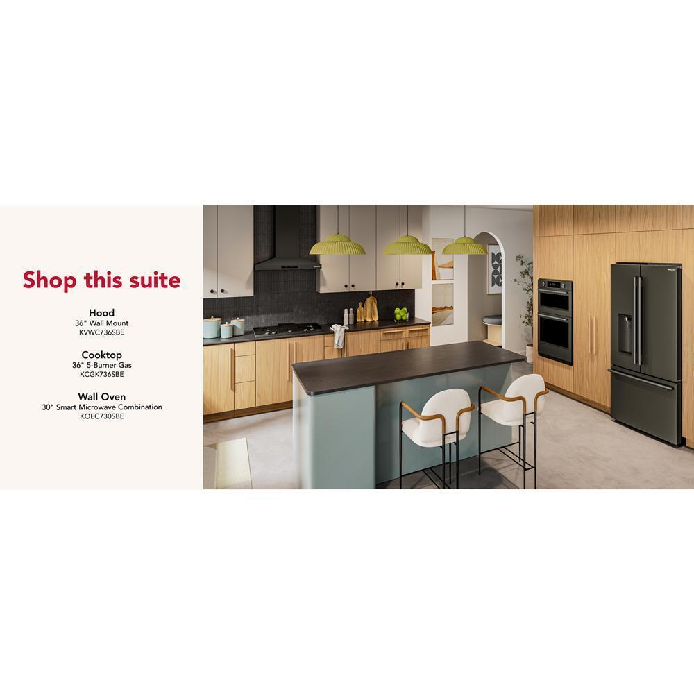 Kitchenaid KRFC536SBE Counter-Depth French Door Refrigerator with Intelligent Auto Fill
