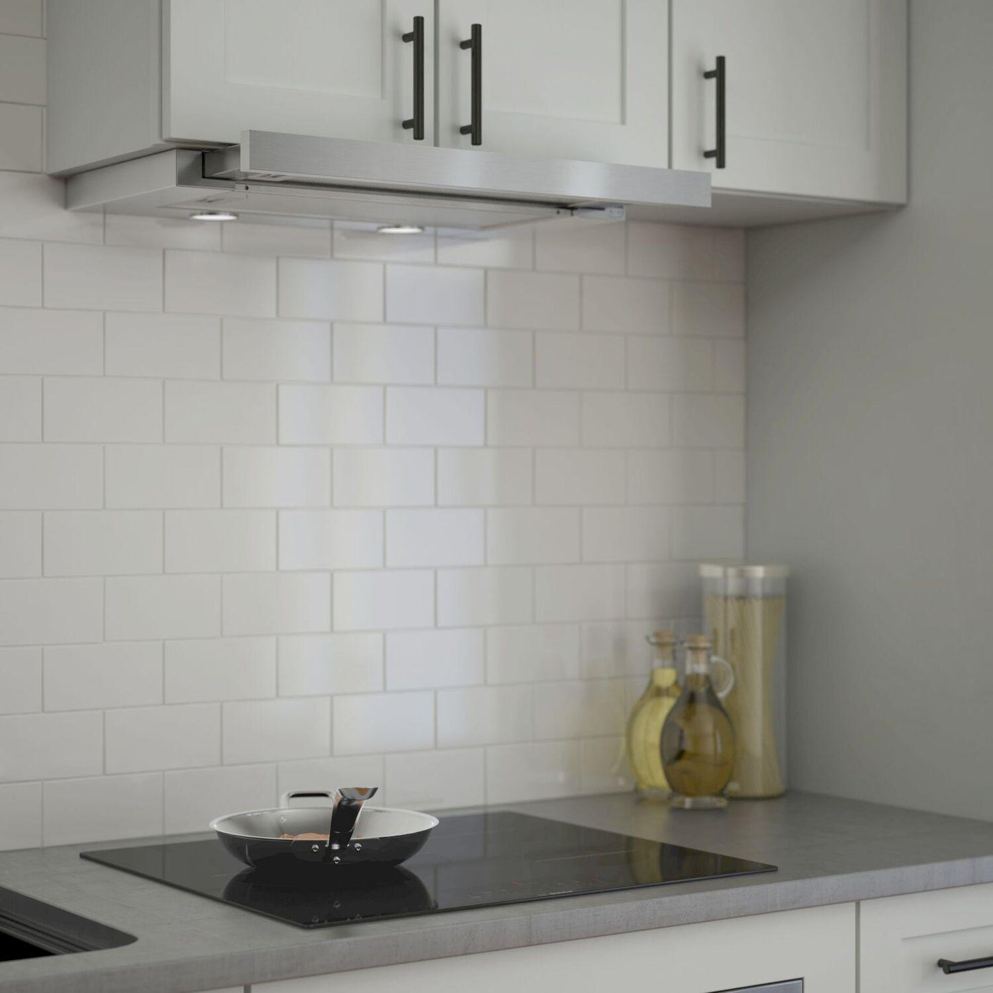 Bosch HUI54452UC 500 Series, telescopic cooker hood, Stainless steel