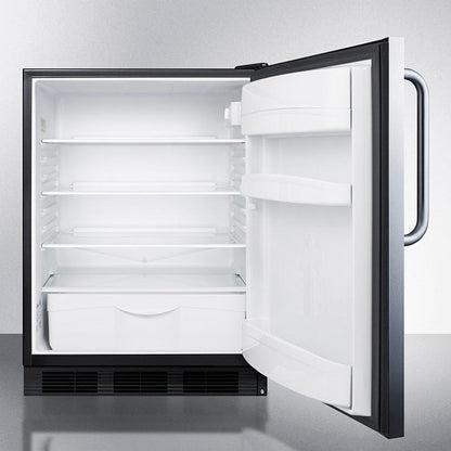 Summit FF6BK7SSTB 24" Wide Built-in All-refrigerator