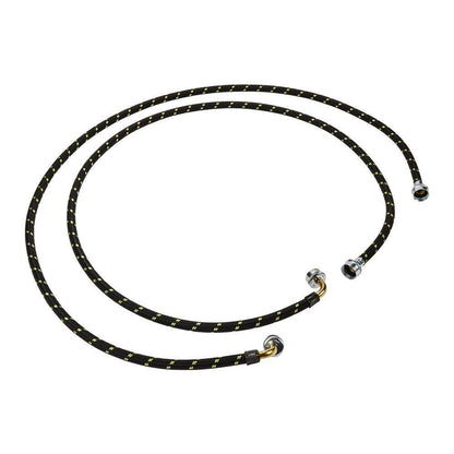 Maytag 8212638RC 6' braided washer fill hoses rated 1500+ PSI with two female connections, and built-in O-Rings - 2 pack
