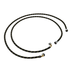 Maytag 8212638RC 6' braided washer fill hoses rated 1500+ PSI with two female connections, and built-in O-Rings - 2 pack