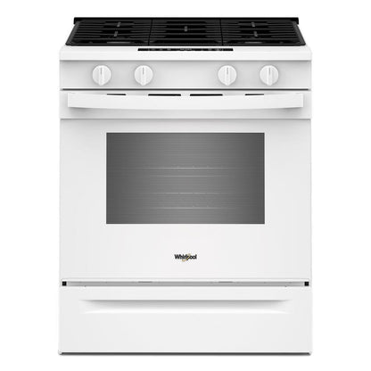 Whirlpool WSGS3330TW 30-inch Gas Range with No Preheat Mode and Slow Cook