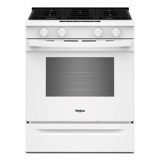 Whirlpool WSGS3330TW 30-inch Gas Range with No Preheat Mode and Slow Cook