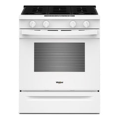 Whirlpool WSGS3330TW 30-inch Gas Range with No Preheat Mode and Slow Cook