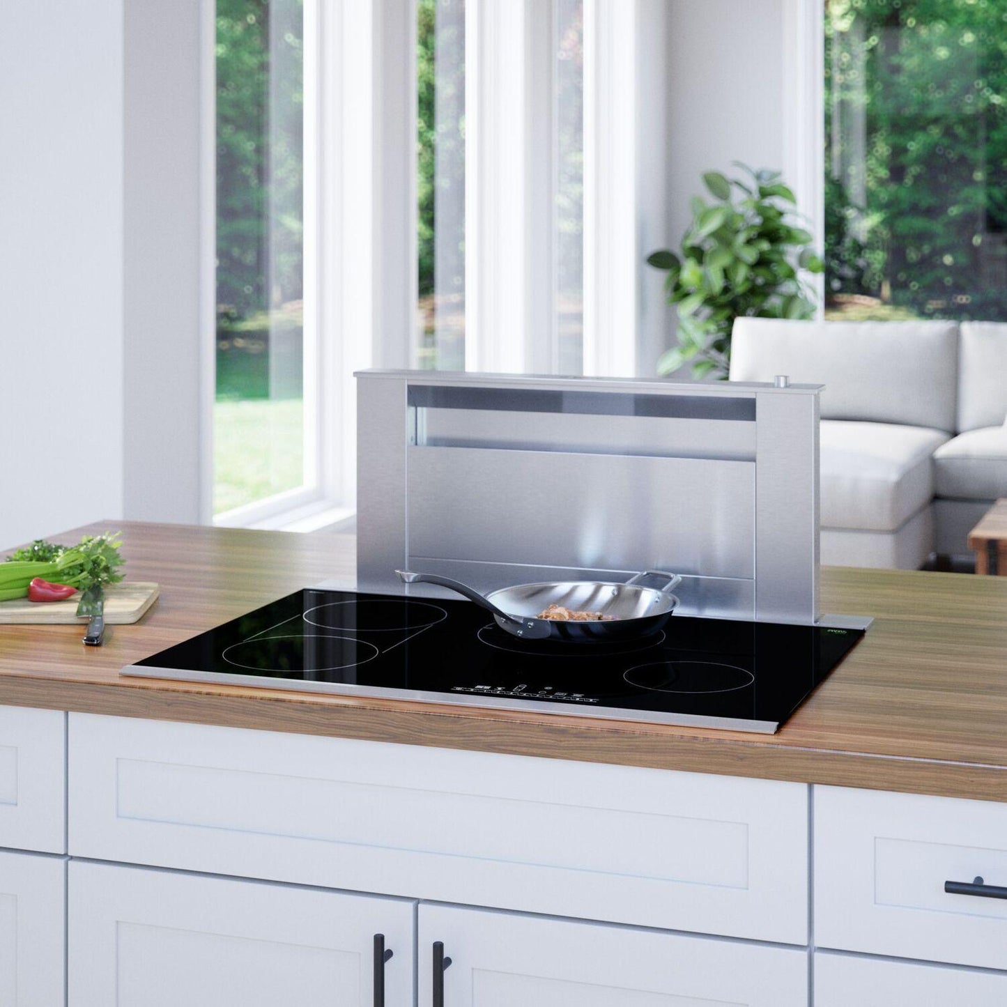Bosch NET8069SUC 800 Series Electric Cooktop 30" Black, surface mount with frame