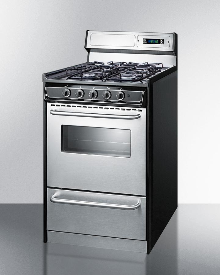 20" Wide Gas Range