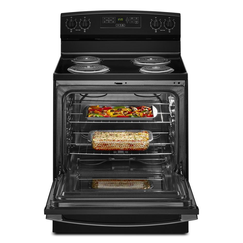 Amana ACR4303MFB 30-inch Amana® Electric Range with Bake Assist Temps