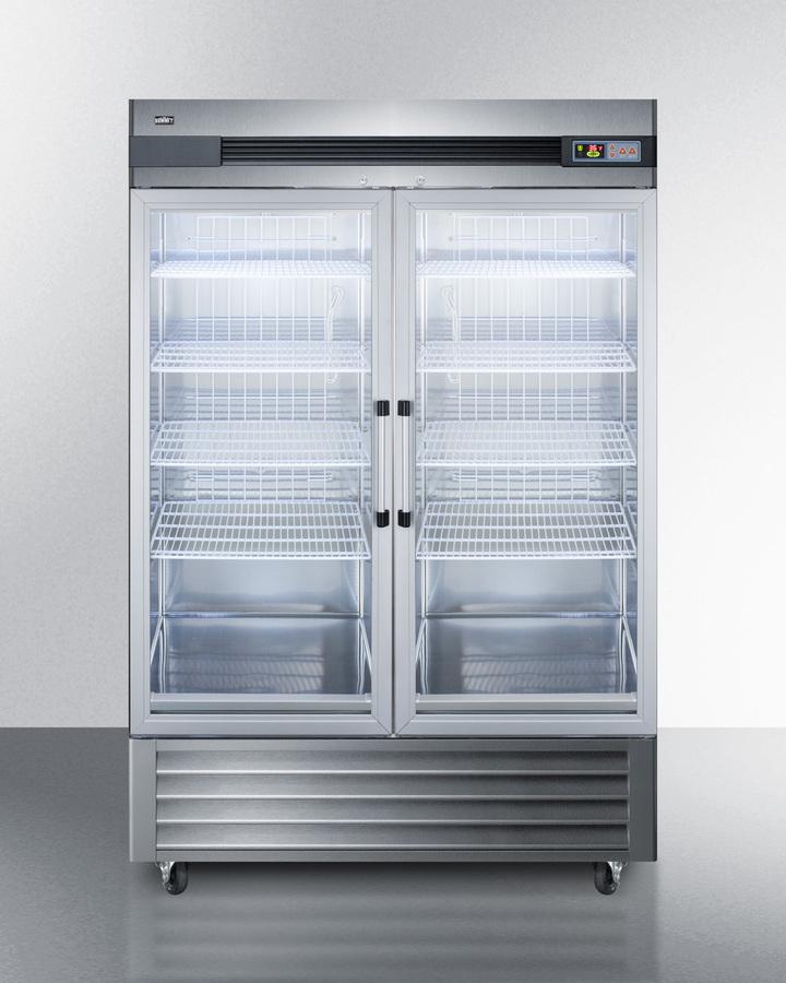 Summit SCR49SSG 49 CU.FT. Reach-in Refrigerator