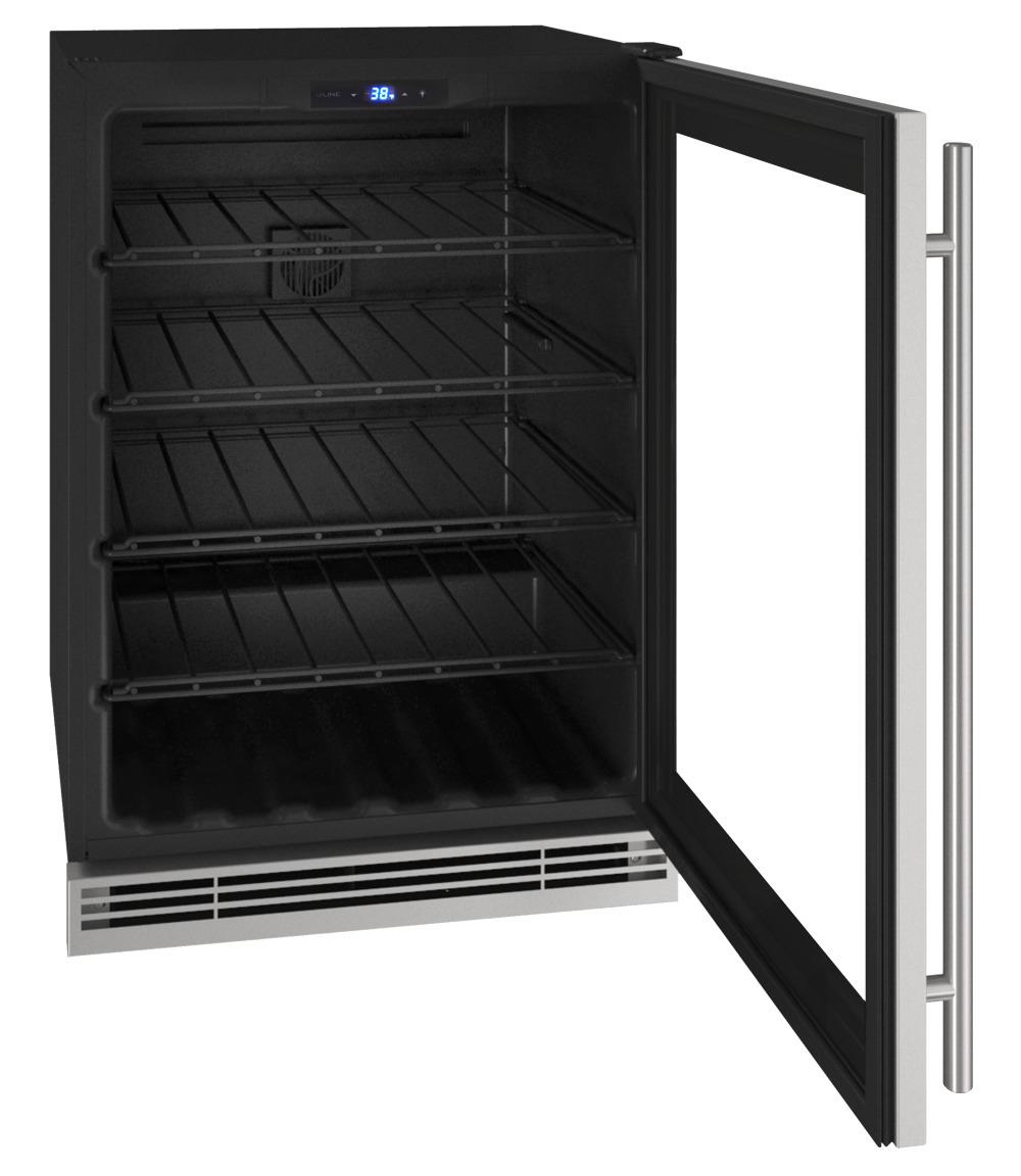 U-Line 24" Wine Refrigerator With Stainless Frame Finish (115 V/60 Hz Volts /60 Hz Hz)