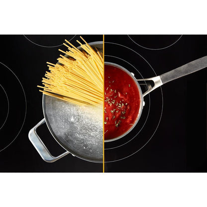 Whirlpool WSES5030SB 30-inch Electric Smart Range with Air Cooking Technology