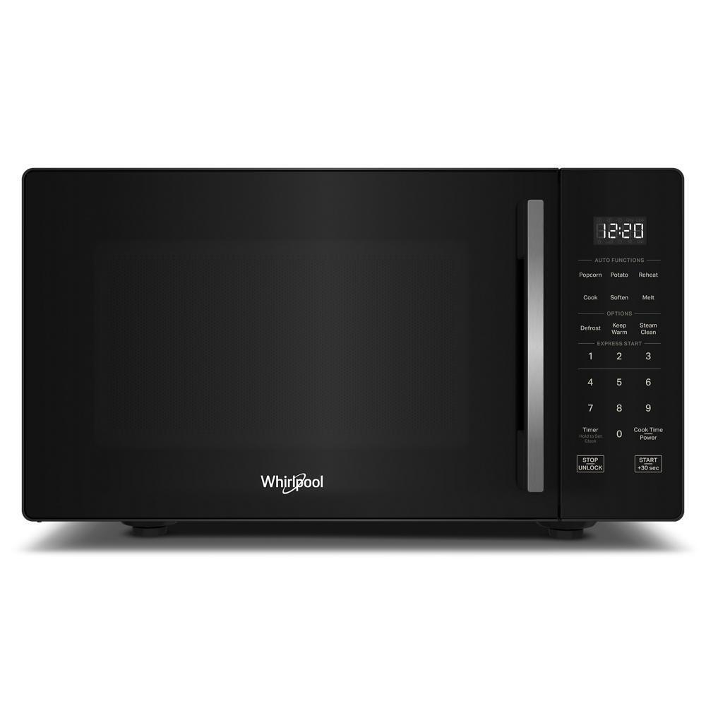Whirlpool WMCS3019RB 0.9 cu. ft. Black Countertop Microwave With Steam Clean - 900 watt