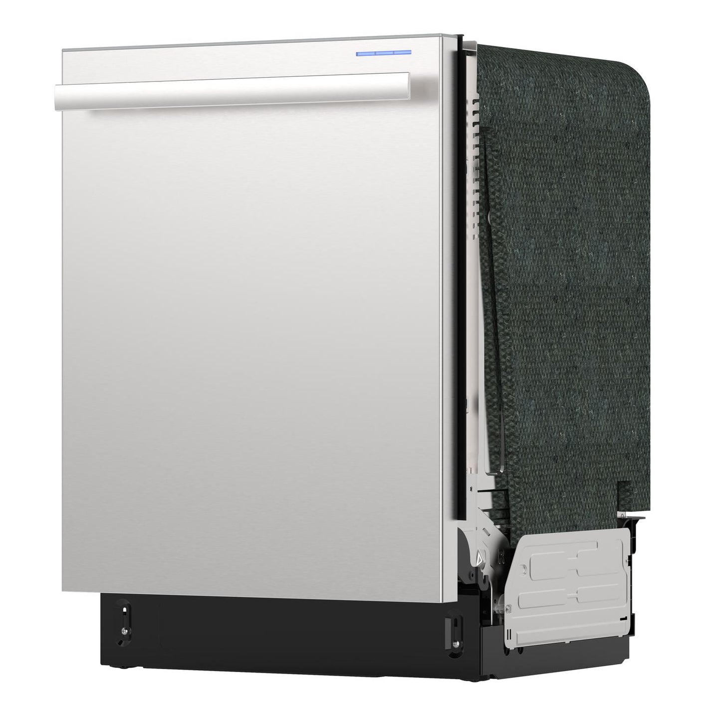 Sharp SDY6748SNS 24" Top Control Stainless Steel Handle 47 dBA Dishwasher with Auto Door Open