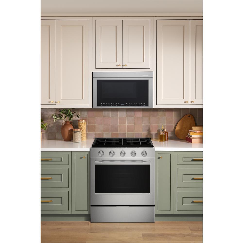 Kitchenaid KSGS430SPS 5.0 Cu. Ft. Smart Slide-in Gas Range with Convection Cooking Modes and Steam Bake Mode