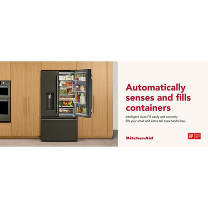 Kitchenaid KRFC536SBE Counter-Depth French Door Refrigerator with Intelligent Auto Fill