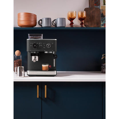 Kitchenaid KES6551BK Semi Automatic Espresso Machine with Burr Grinder