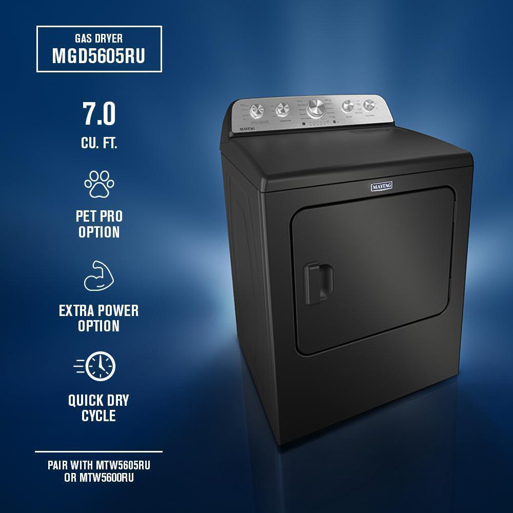 Maytag MGD5605RU 7.0 cu. ft. Top Load Dryer with Pet Pro Option