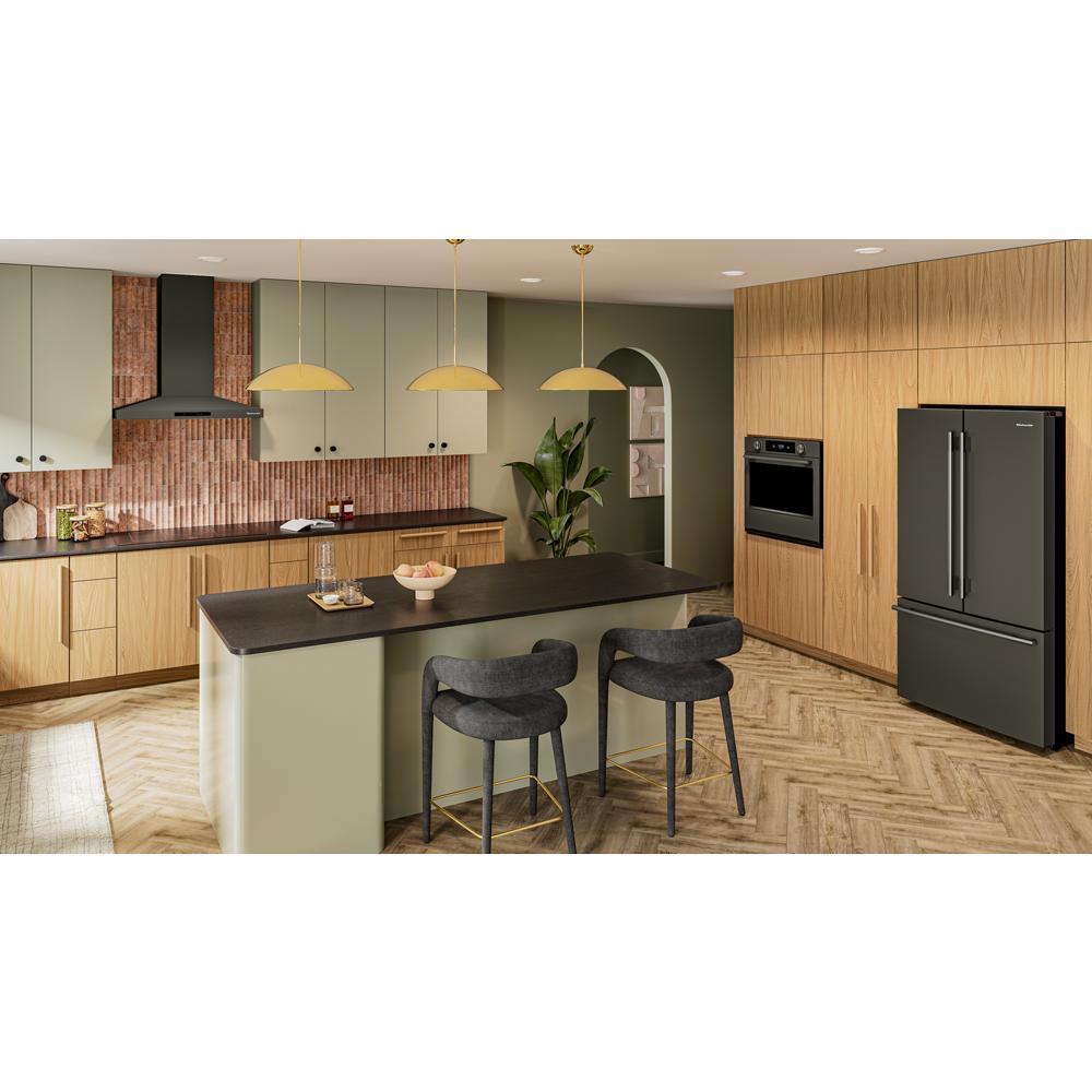 Kitchenaid KOES930SBE 30-inch Smart Electric Single Wall Oven with Intelligent Cooking Camera - Black Ore