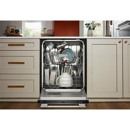 KDTS464SPS KitchenAid® 360(degree) Max Jets™ Third Rack Dishwasher with 90-Minute Normal Cycle